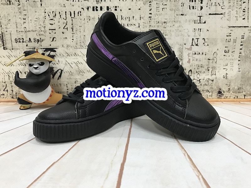 Puma Fenty Rihanna Creeper Low Leather Black Purple